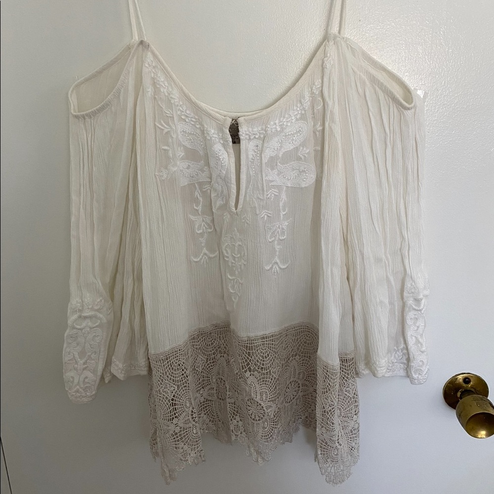 UO - Off the shoulder white top